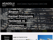 Tablet Screenshot of agaogluinsaat.com.tr